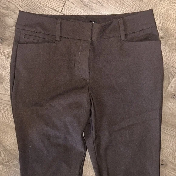 NY&Co 7th Avenue Chocolate Brown Dress Pants size 8 Tall - Picture 2 of 5